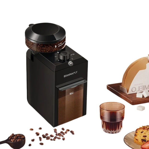 Automatic Burr Mill Coffee Grinder 28 Adjustable Grind Settings