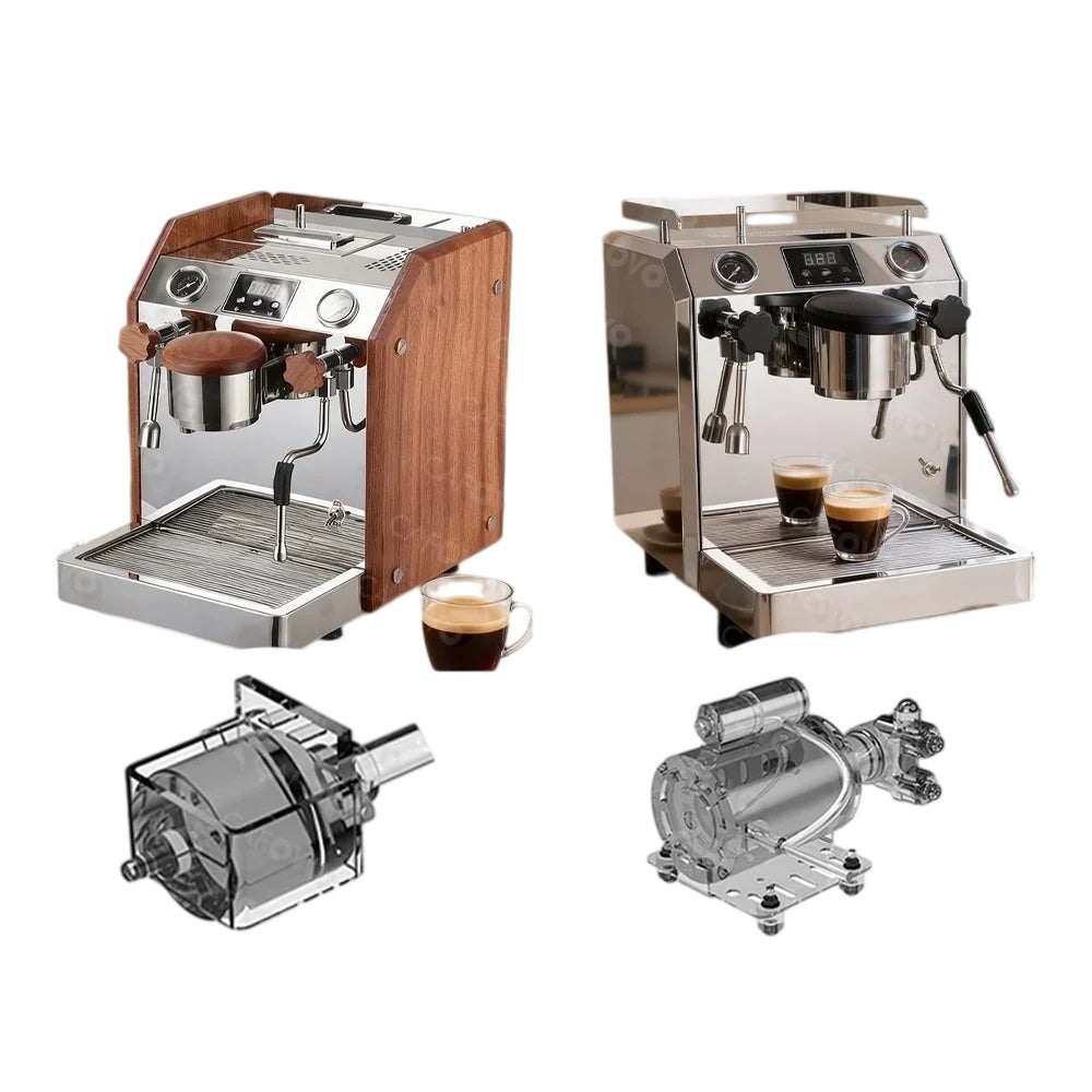 9 Bar Commercial Espresso Machine Dual Boiler, Rotary Pump, PID