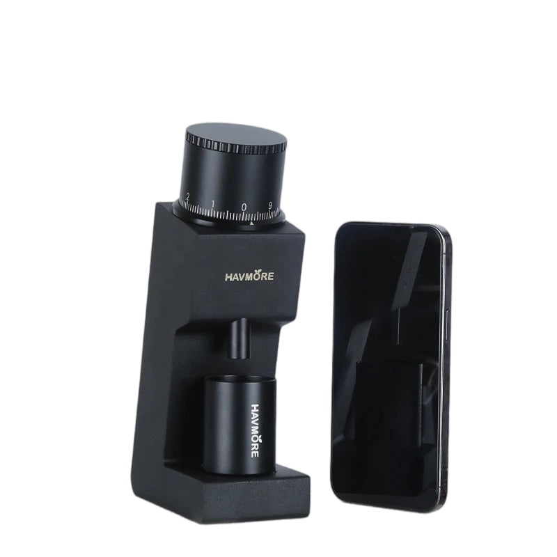 Portable Barista Burr Coffee Grinder External Adjustment