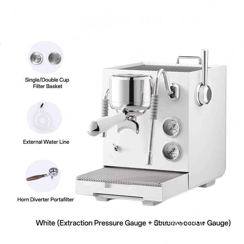 9 Bar Espresso Machine Triple Boiler, Dual Pump, OLED Display