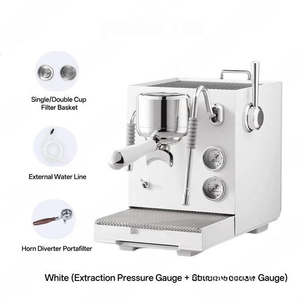 9 Bar Espresso Machine Triple Boiler, Dual Pump, OLED Display