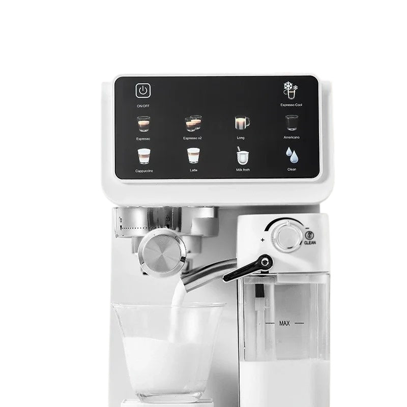 220V Touchscreen Espresso Coffee Machine 20 Bar Home Coffee Maker