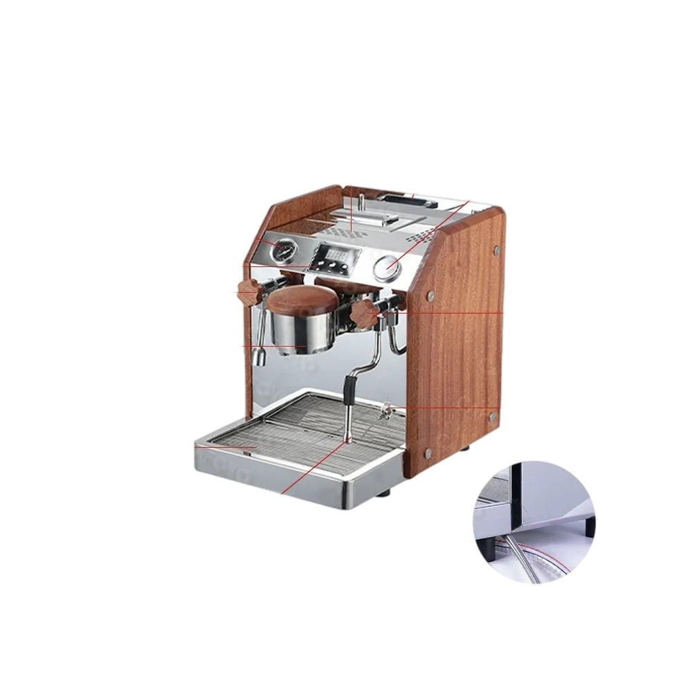 9 Bar Commercial Espresso Machine Dual Boiler, Rotary Pump, PID