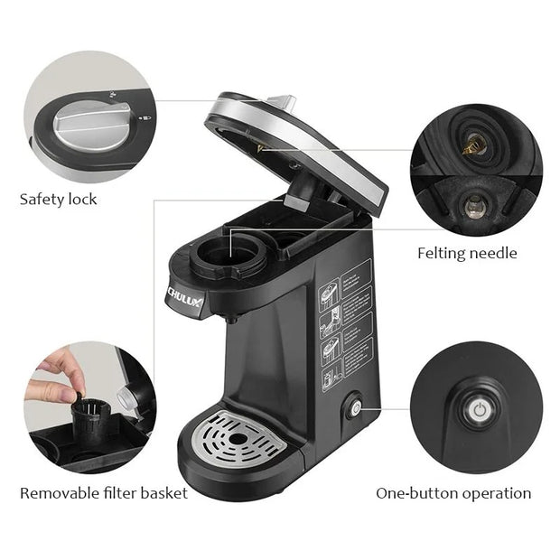 110V/220V K-Cup Capsule Coffee Maker Capsule Coffee Machine
