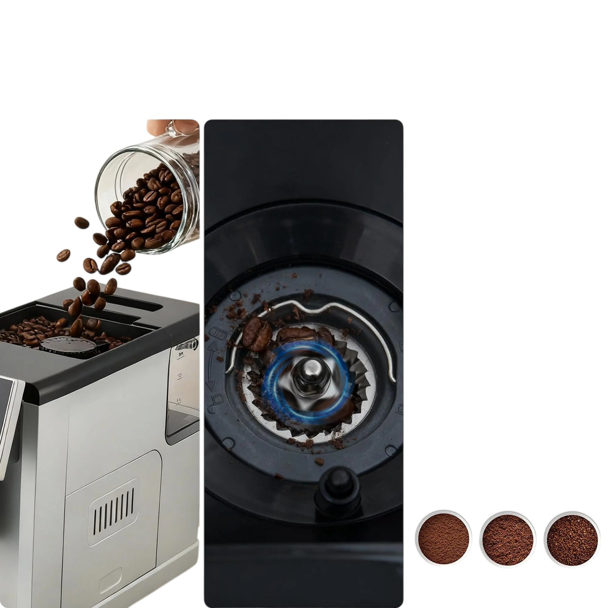 3rd-Gen Automatic Espresso Machine Milk Frother, Brewer & Grinder