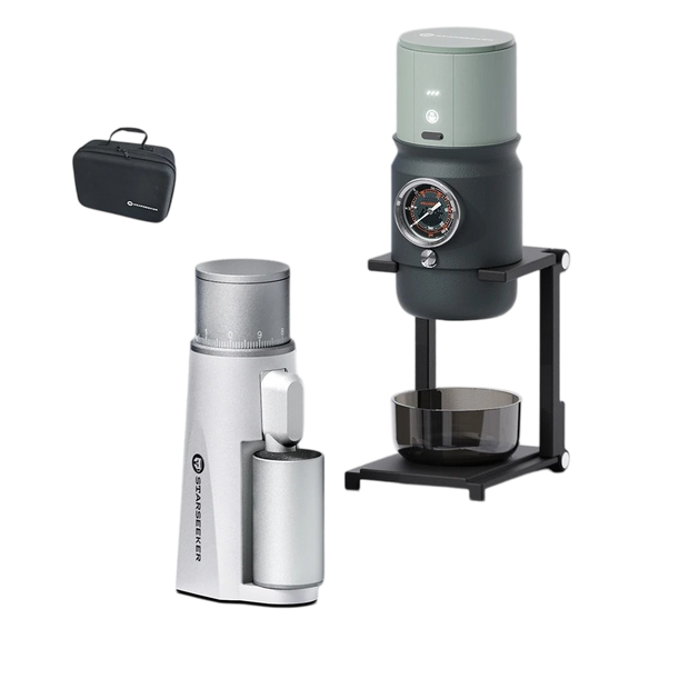 EDGE Mini Portable Electric Coffee Grinder 38mm Cone Burr