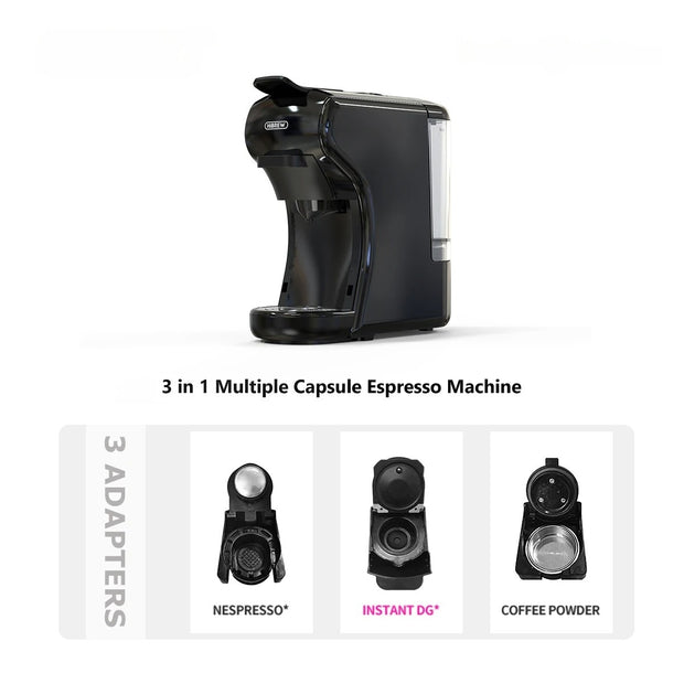 19 Bar 4-in-1 Hot & Cold Capsule Coffee Maker Espresso Pod Machine