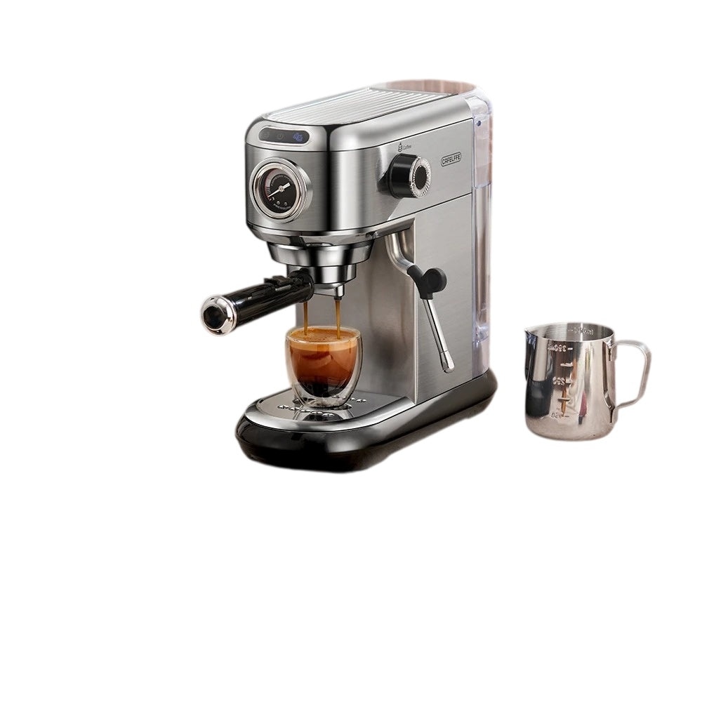20 Bar Semi-Automatic Coffee Maker Stainless Steel Espresso Machine