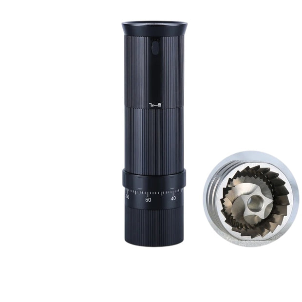 Portable Barista Burr Coffee Grinder External Adjustment