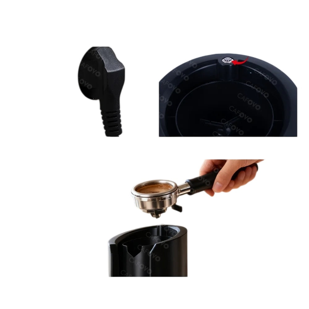 ECC20 58mm Electric Portafilter Cleaner 352RPM