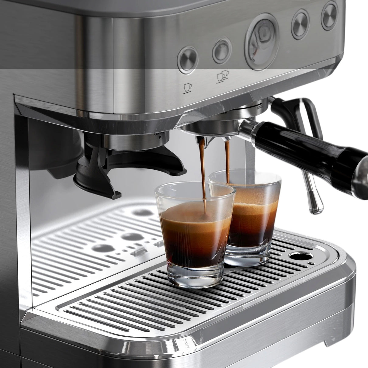 15 Bar Espresso Machine with Grinder Coffee Maker