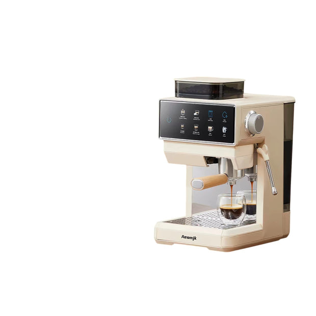 Semi-Automatic Espresso Coffee Machine Built-In Grinder