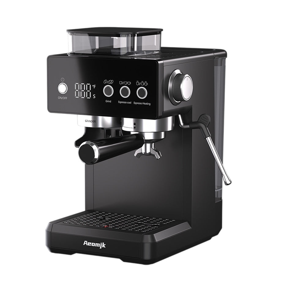 Semi-Automatic Espresso Coffee Machine Built-In Grinder