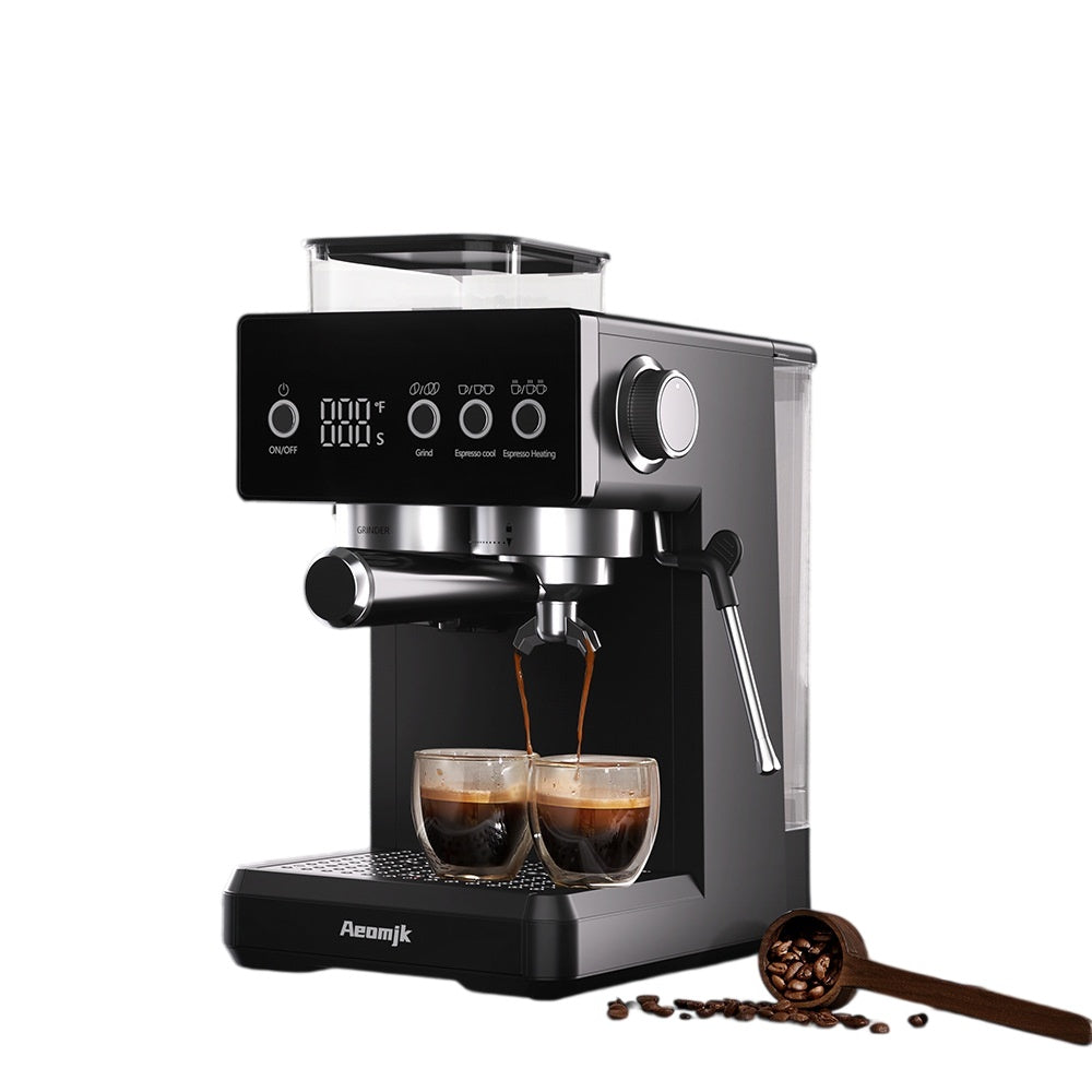 Semi-Automatic Espresso Coffee Machine Built-In Grinder