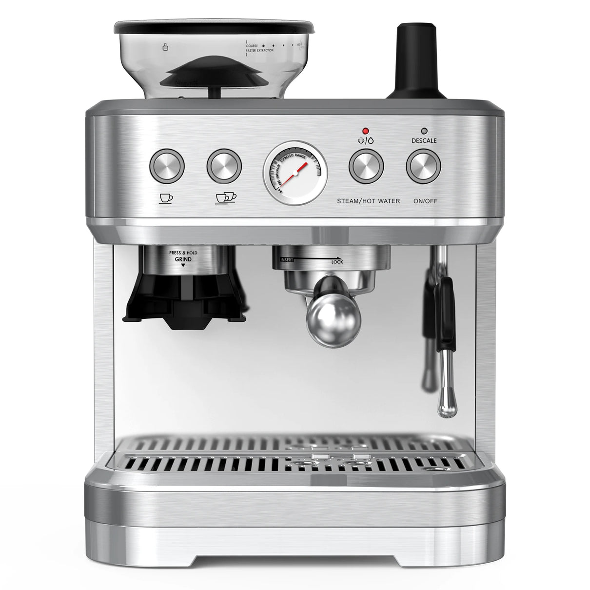 15 Bar Espresso Machine with Grinder Coffee Maker