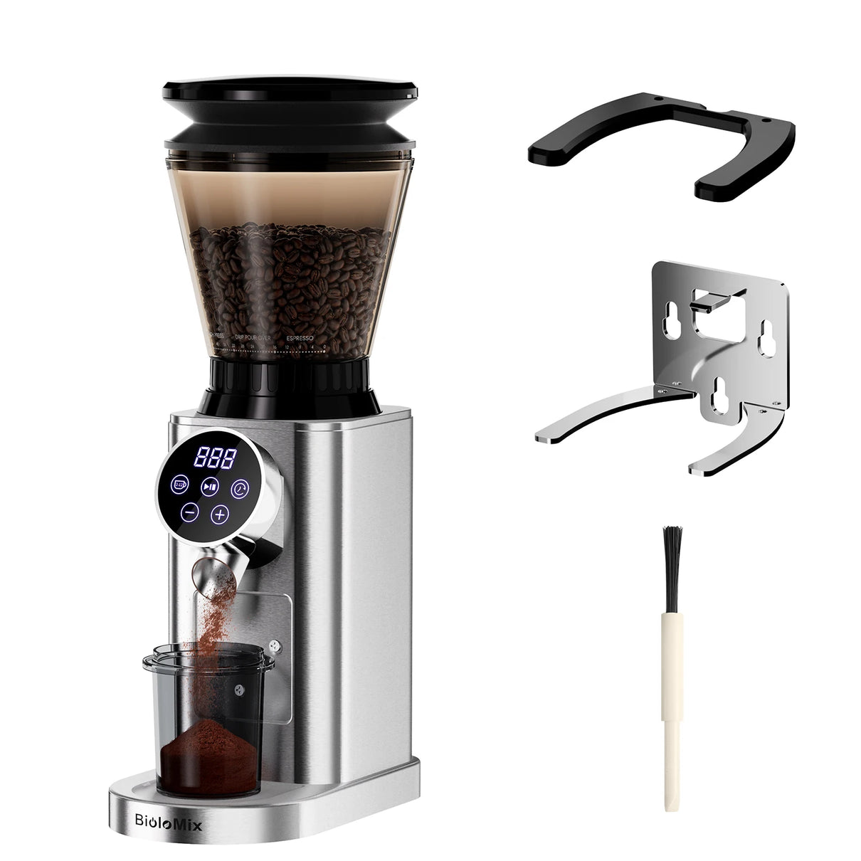 Electric Conical Burr Coffee Grinder 48 Grind Settings