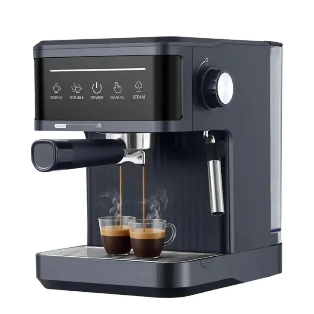 20 Bar Home Coffee Machine with Grinder Energy-Saving Espresso Maker