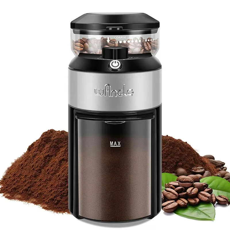 Wancle Electric Burr Mill Coffee Grinder Coffee Bean Grinder