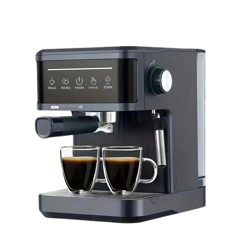 20 Bar Home Coffee Machine with Grinder Energy-Saving Espresso Maker