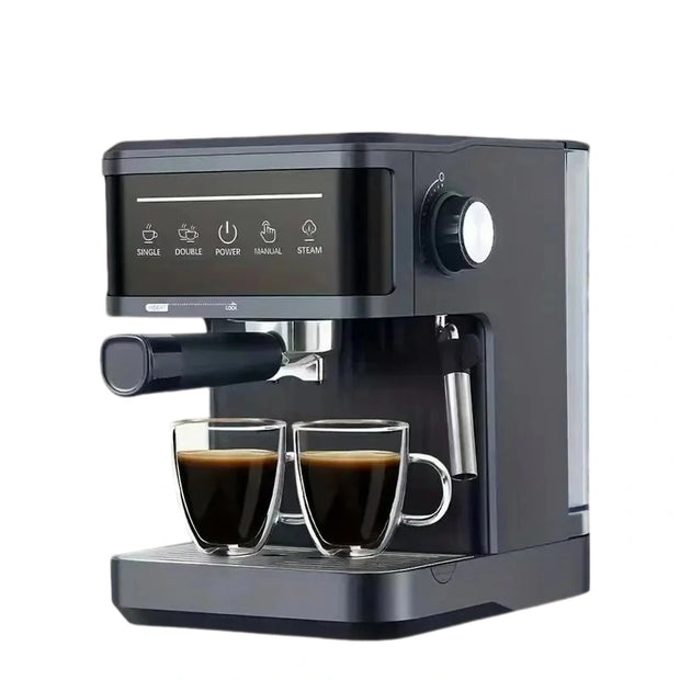 20 Bar Home Coffee Machine with Grinder Energy-Saving Espresso Maker