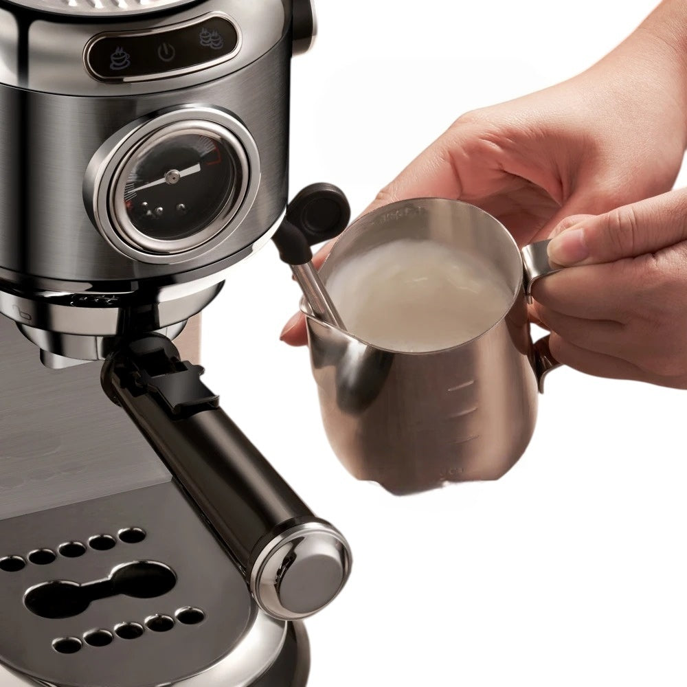 20 Bar Semi-Automatic Coffee Maker Stainless Steel Espresso Machine