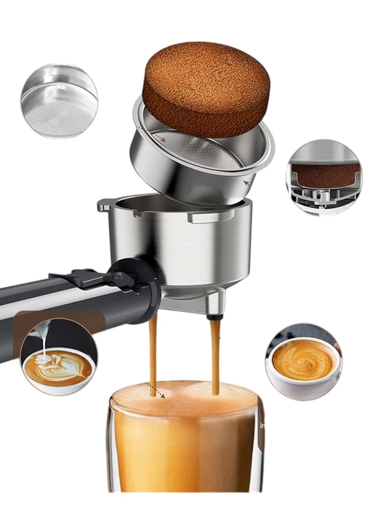 4-in-1 Capsule Coffee Machine Dolce Gusto & Nespresso Compatible
