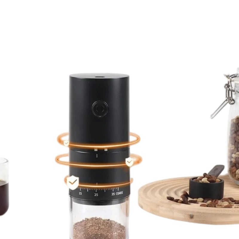 Portable Electric Coffee Grinder 38 Gear Settings with Ceramic Filter