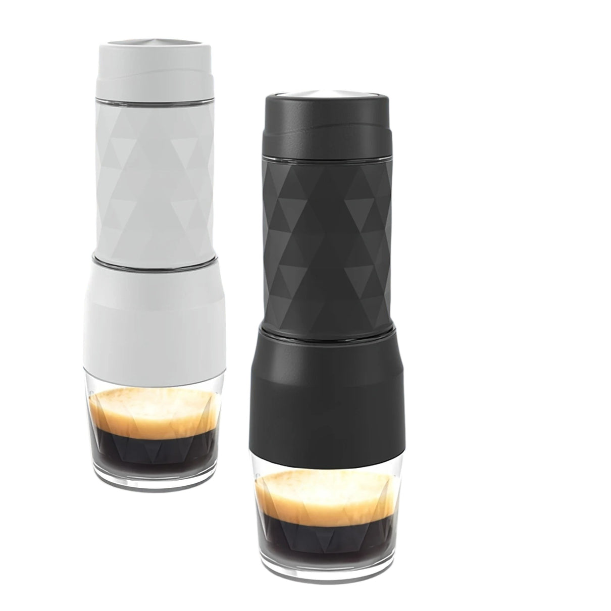 3-in-1 Portable Espresso Machine Hot & Cold Water Manual Coffee Maker