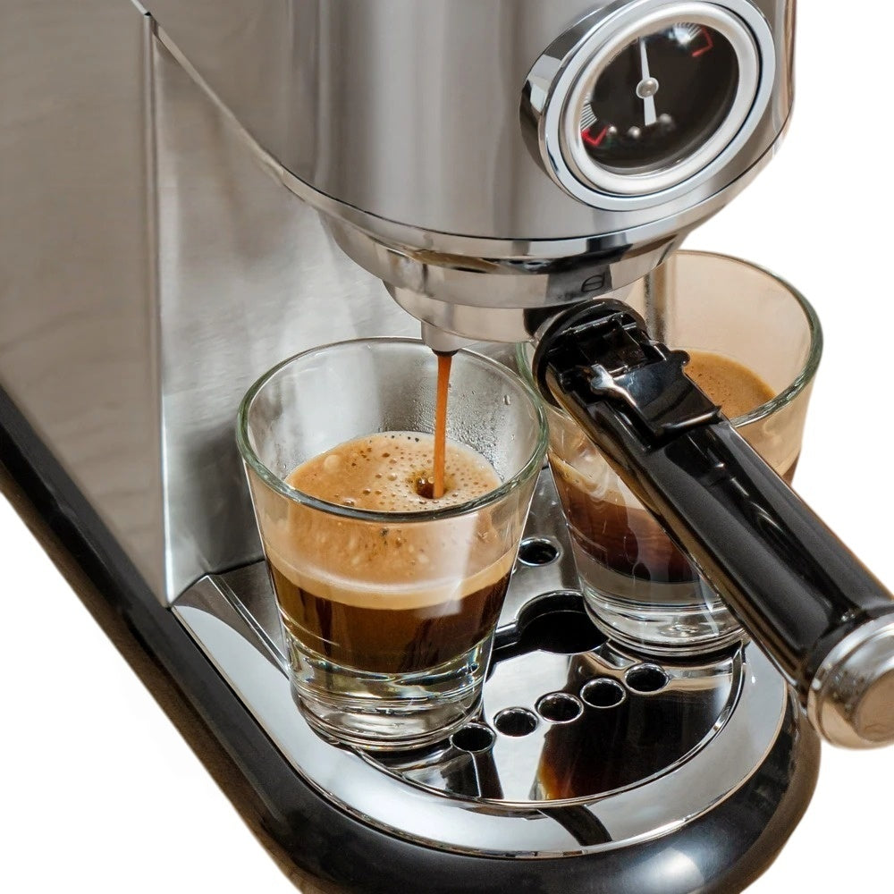 20 Bar Semi-Automatic Coffee Maker Stainless Steel Espresso Machine