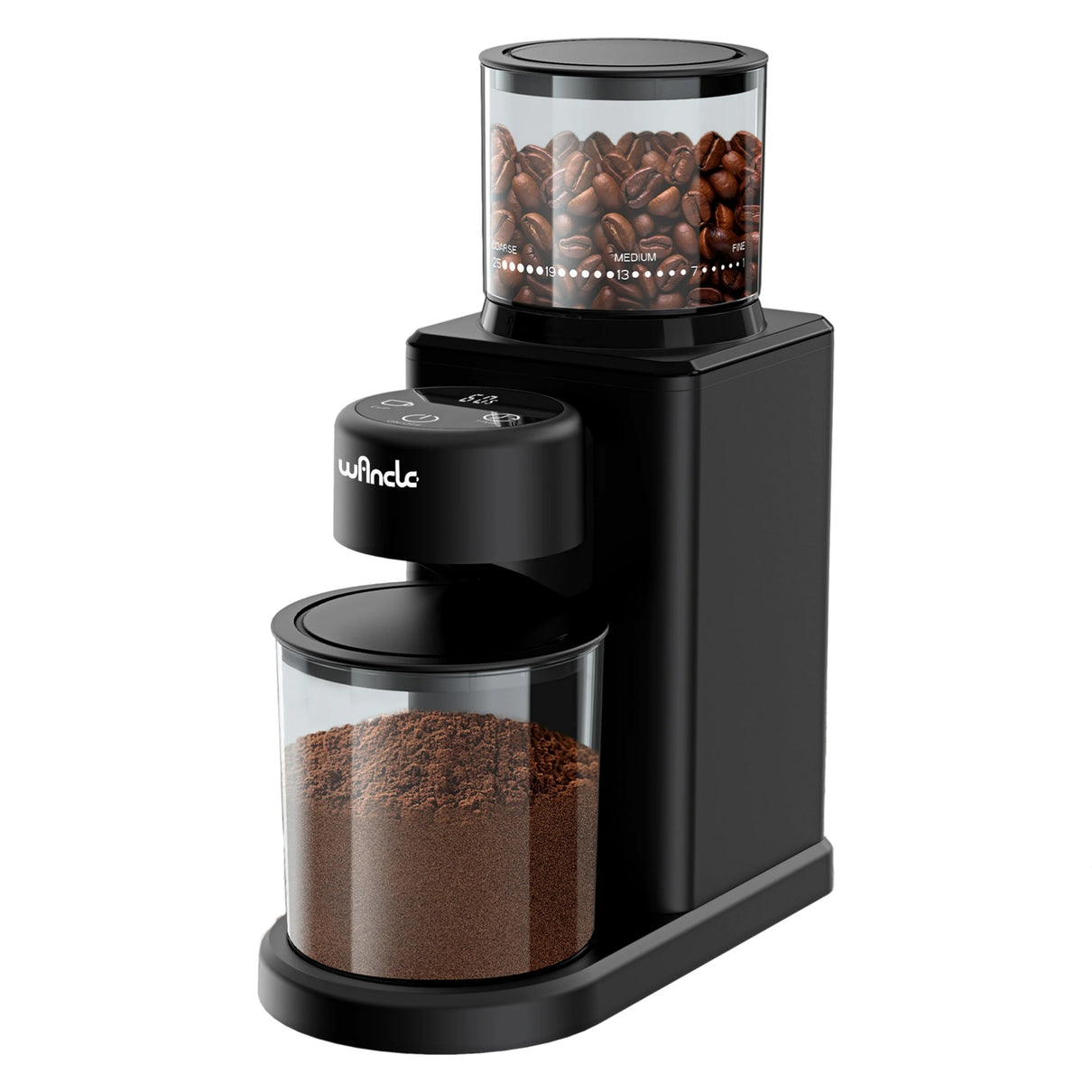 Automatic Conical Burr Coffee Grinder 25 Grind Settings