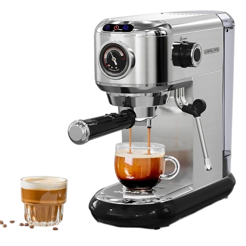 20 Bar Semi-Automatic Coffee Maker Stainless Steel Espresso Machine
