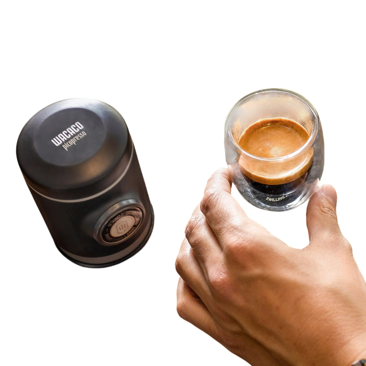 Picopresso Portable Espresso Maker Specialty Coffee Machine, 18 Bar